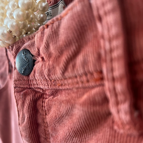 EUC Free People corduroys 29 cinnamon burnt orange spring transition 5 pocket - Picture 2 of 10